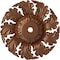 Ekena Millwork Needham Ceiling Medallion (Fits Canopies up to 4 1/4"), 14 5/8"OD x 2 1/4"P, Polished Copper CM14NEPOS - alternate 1